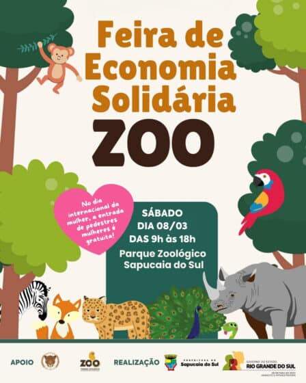 SÁBADO É DIA DE FEIRA NO ZOO!